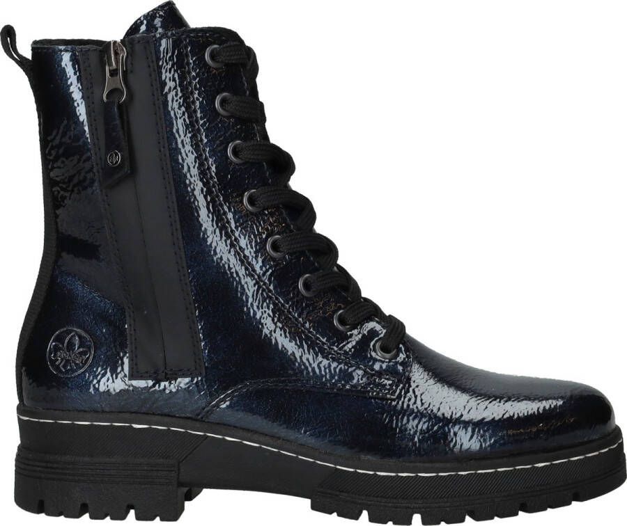 Rieker Veterboots Dames Blauw