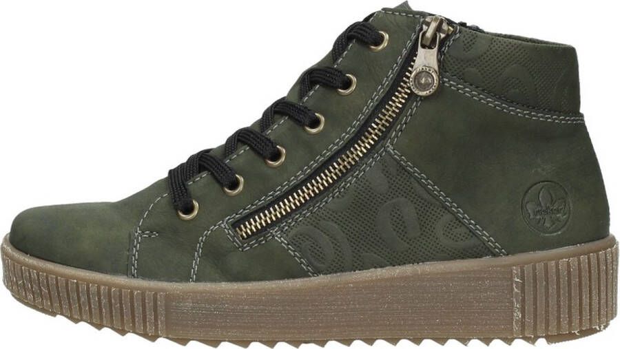 Rieker veterboots groen clearance