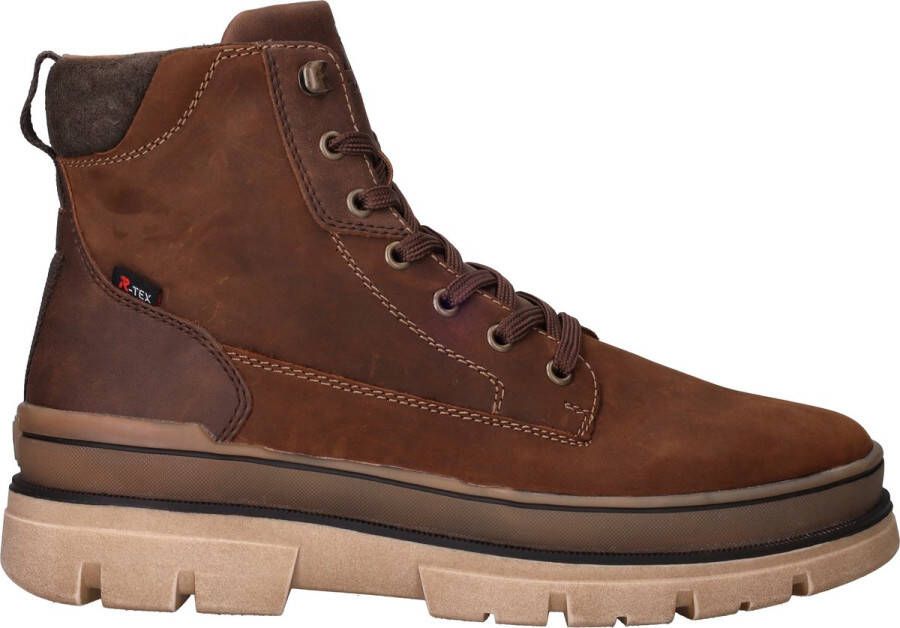 Rieker EVOLUTION Winterlaarsjes Plateau laarzen veterschoenen met waterafstotend TEX-membraan