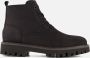 Rieker Veterboots zwart Nubuck - Thumbnail 1