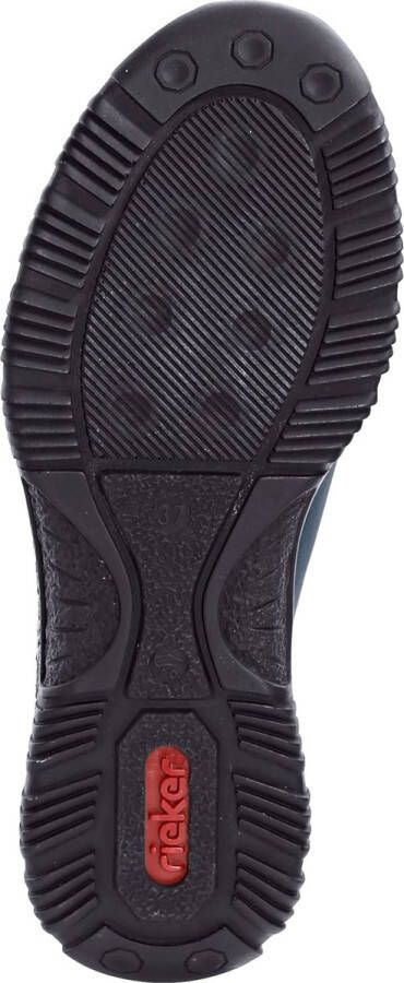 Rieker damesschoenen lage instappers N3271-35 blauw combi