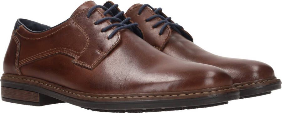 Rieker Klassieke Leren Veterschoen Brown Heren