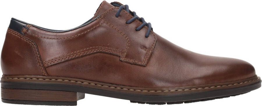 Rieker Klassieke Leren Veterschoen Brown Heren