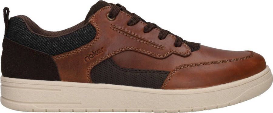 Rieker Bruine Veterschoenen met Robuuste Zool Brown Heren