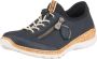 Rieker Slip-on sneakers Slipper instapschoen met buitenrits - Thumbnail 1