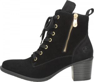 Rieker Veterschoenen Hak Veterschoenen Hak zwart