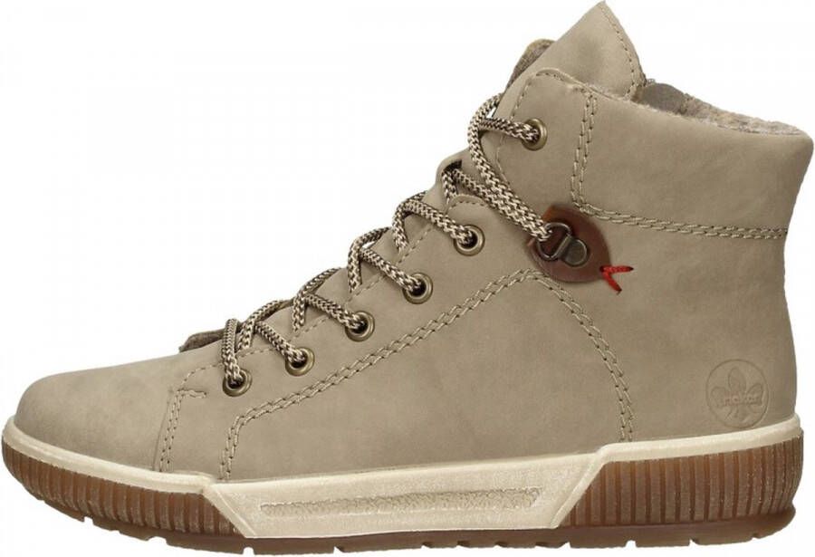 Rieker Veterschoenen Hoog Veterschoenen Hoog taupe