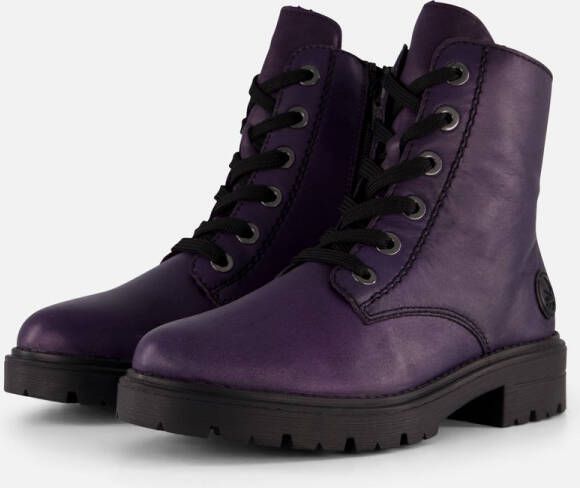 Rieker Veterschoenen Hoog Veterschoenen Hoog paars