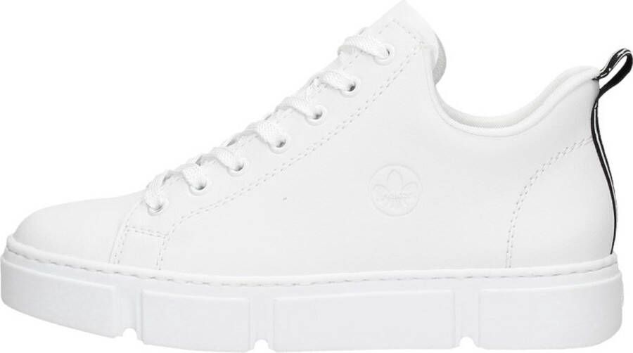Rieker Witte Leren Sneaker voor Dames White Dames - Foto 12