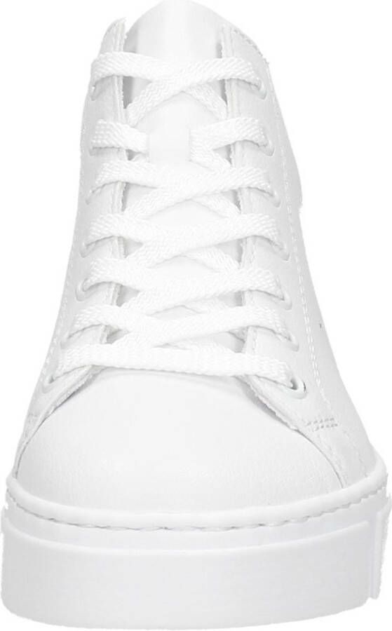 Rieker Witte Leren Sneaker voor Dames White Dames