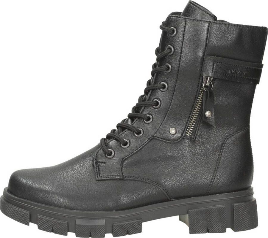 Rieker Veterschoenen hoog Veterschoenen Hoog zwart