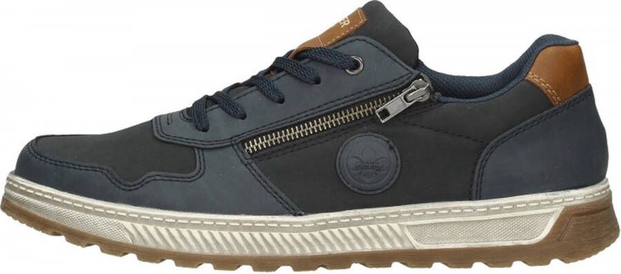 Rieker Sneakers Vrijetijdsschoen halfschoen veterschoen met contrastafwerking