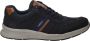 Rieker Comfortabele Blauwe Sneakers met Bruine Accenten Grijs Heren - Thumbnail 1