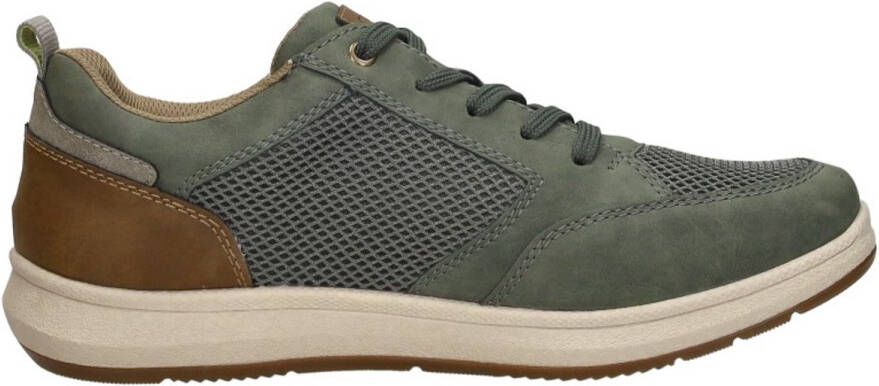 Rieker Sneakers lage schoen vrijetijdsschoen veterschoen met zij-rits
