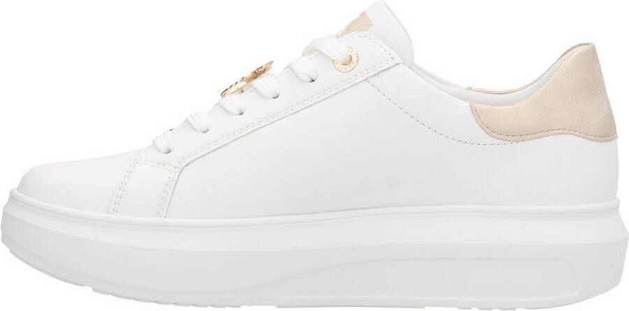 OTTO RIEKER Sport Plateausneakers met stijlvolle metallic-details vrijetijdsschoen lage schoen veterschoen