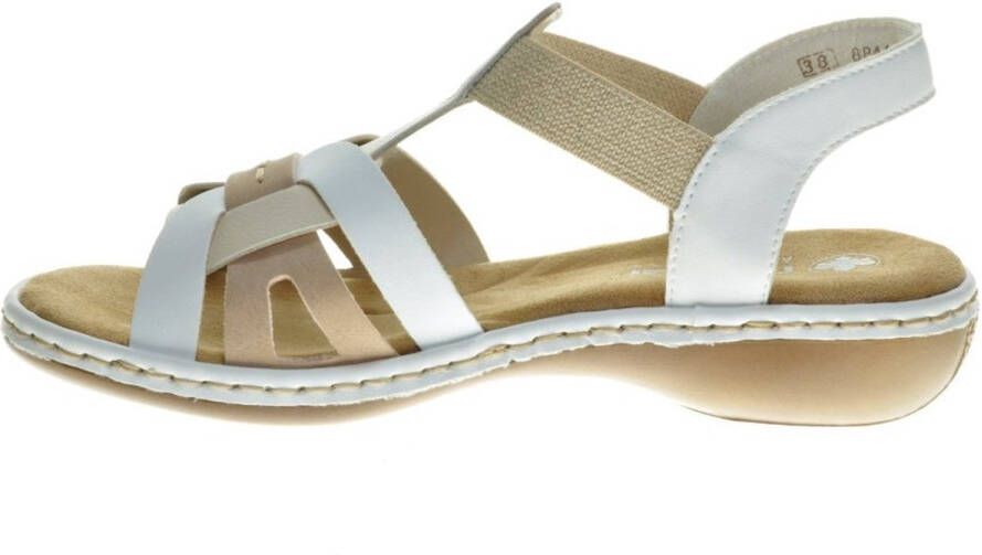 Rieker Witte Sandalen Dames - Foto 2