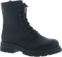 Rieker Hoge veterschoenen met stevige profielzool - Thumbnail 1