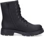 Rieker Hoge veterschoenen met stevige profielzool - Thumbnail 1