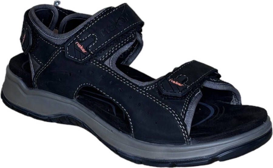 Rieker Sandalen zomerschoen klittenbandschoen vrijetijdssandaal met 3 klittenbandsluitingen