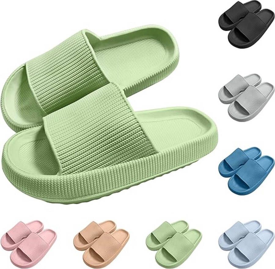 Rihsay Cloudyzz Badslippers voor dames en heren slippers slipvast comfortabele slippers zachte pantoffels douche-wolken zomerpantoffels