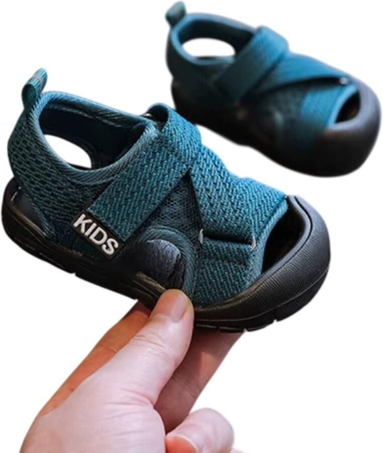Rimmo Baby Sandalen & Zomerschoenen Peuters Soft Sole Antislip Ade d Mesh Kinder Wandelschoenen & Sandalen Groen