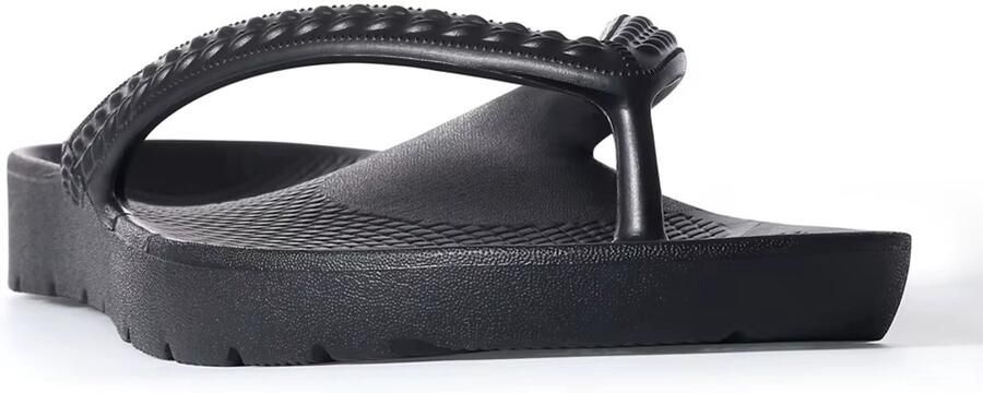 Rimmo Heren Slippers met Boogsteun Comfortabele Lichtgewicht Orthopedische Sandalen tegen Plantaire Fasciitis Modieuze Strand- en Badslippers Voetverzorging Sandalen Zwart