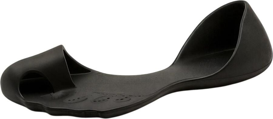 Rimmo Unisex sandalen voor volwassenen Modieuze platte schoenen met open neus Zwart Geschikt voor strand feestjes en optredens Unieke jelly schoenen voor nen en