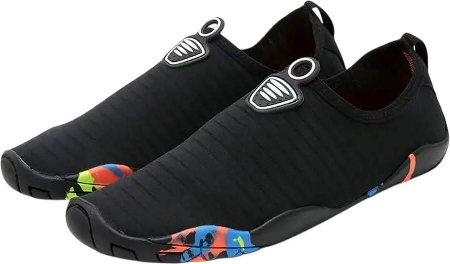 Rimmo Unisex Water Shoes Antislip Zwemschoenen Waterschoenen voor Strand & Outdoor Aqua Schoenen voor nen en Fitness Yoga & Zomers Gebruik Strand Schoenen Zwart