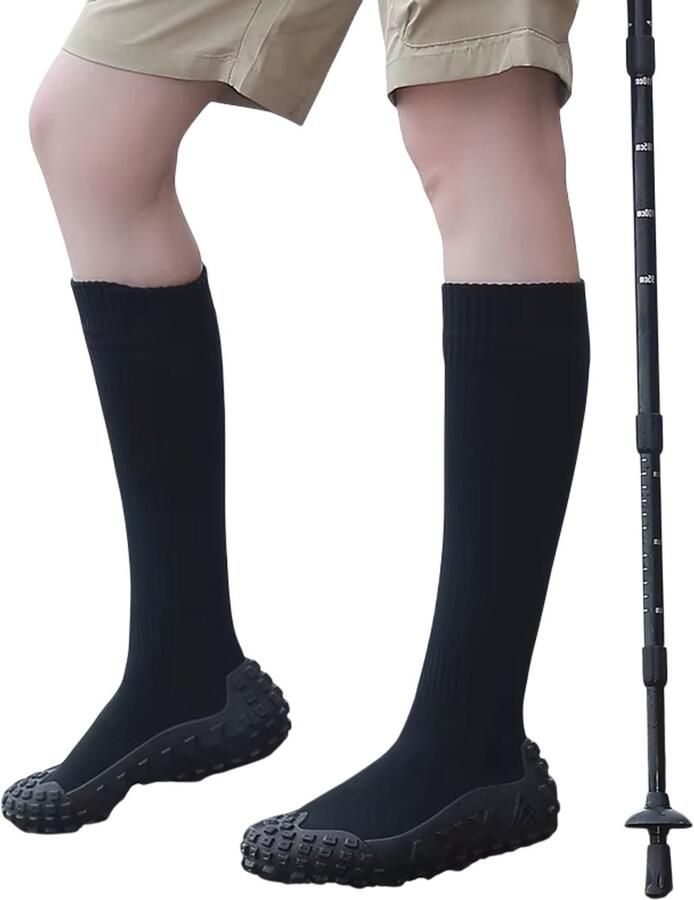 Rimmo Waterdichte Wandelschoenen Lichtgewicht Outdoor Schoenen Hoge Schacht Warme Winter Schoenen en Regenbestendige Trekking Schoenen Zwart