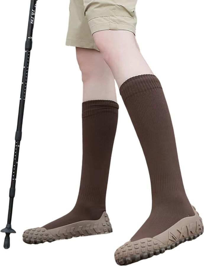 Rimmo Waterdichte Wandelschoenen Lichtgewicht Outdoor Schoenen Hoge Schacht Warme Winter Schoenen en Regenbestendige Trekking Schoenen Bruin