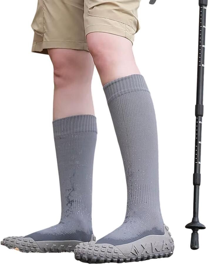 Rimmo Waterdichte Wandelschoenen Lichtgewicht Outdoor Schoenen Hoge Schacht Warme Winter Schoenen en Regenbestendige Trekking Schoenen Grijs