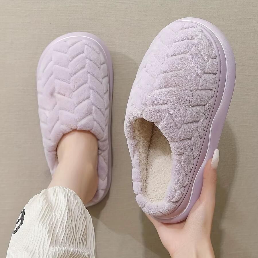 Rimmo Winter Slippers voor & Warme Pluche Thuis Schoenen met Antislip Zool Comfortabele Katoenen Slippers voor Binnen en Buiten Huisslippers Warme Pantoffels Cosy Slippers Thuis Schoenen