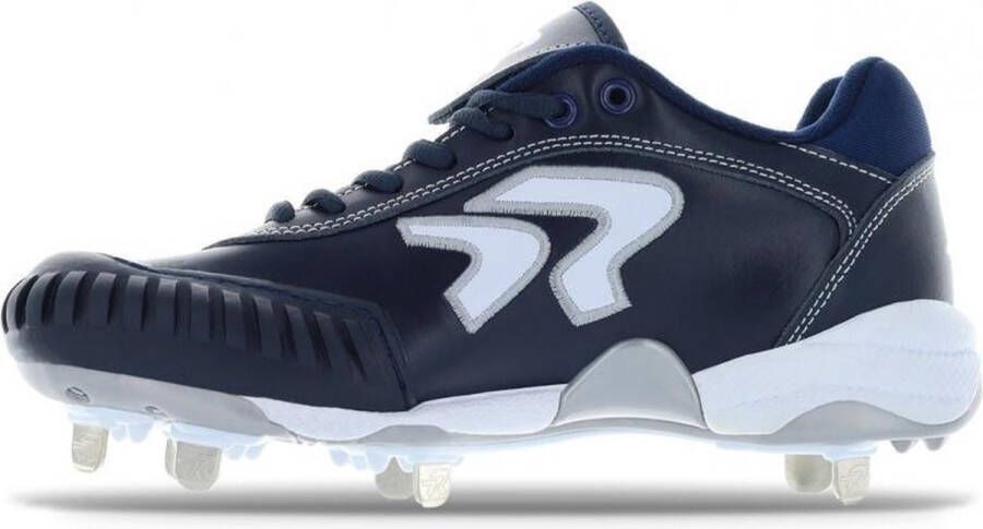 Ringor Honkbal Schoenen Dames Metalen Spikes Neusbescherming Donkerblauw