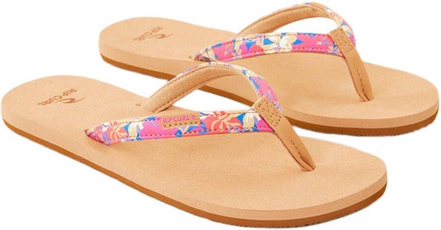 Rip Curl Freedom Bloom Slippers Beige Vrouw