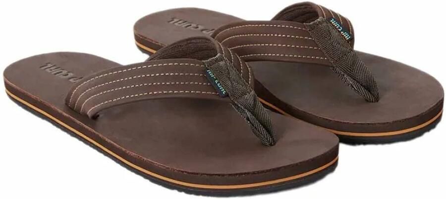 Rip Curl Revival Leather Open Toe Sandalen bruin