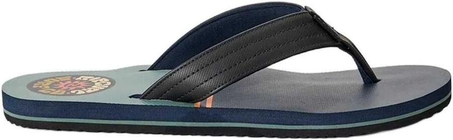 Rip Curl Ripper Bloom Slippers Blauw Zwart Man