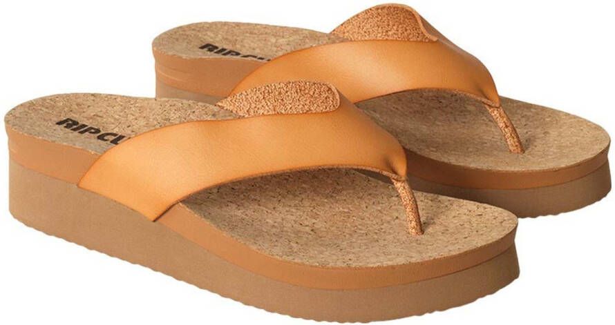 Rip Curl Women's Sandy Bloom Open Toe Sandalen beige oranje