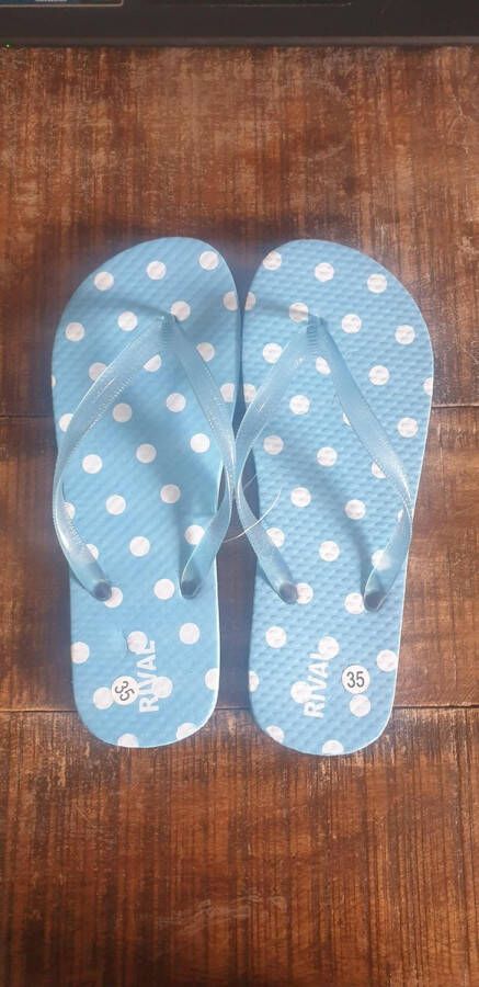 Rival teenslipper kind licht blauw