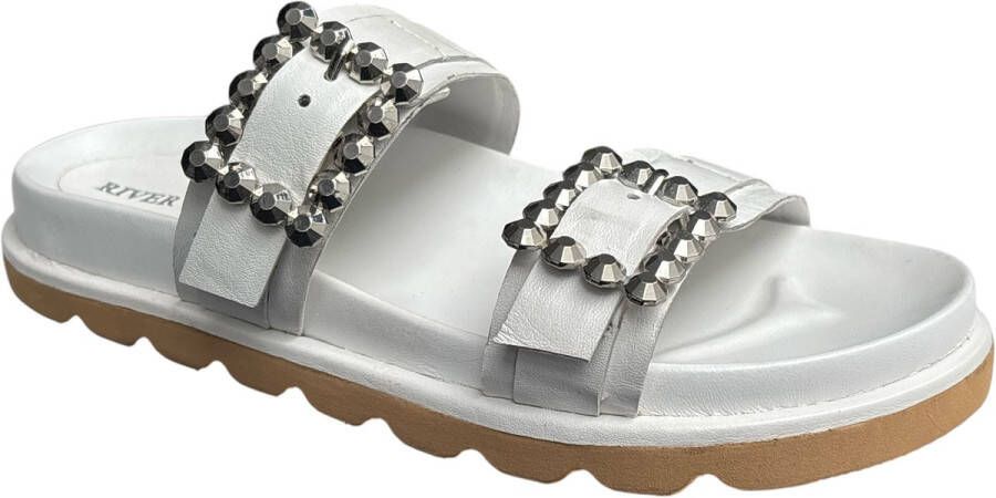 River Woods ALICIA 048 Slipper wit