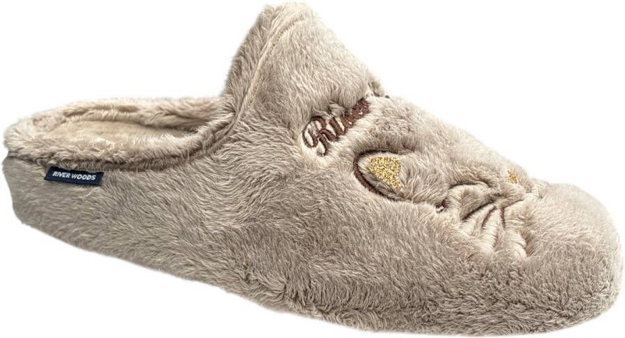 River Woods BIBI 657 Pantoffel lichtbruin