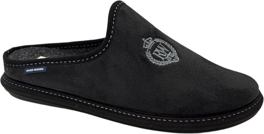 River Woods BINK 657 Pantoffel zwart