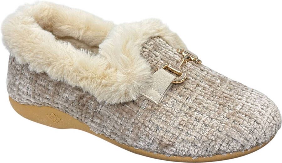River Woods BODI 387 Pantoffel beige