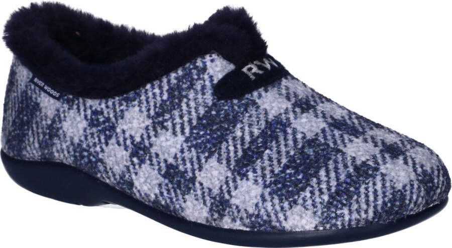 River Woods NIAMA 657 Pantoffel blauw