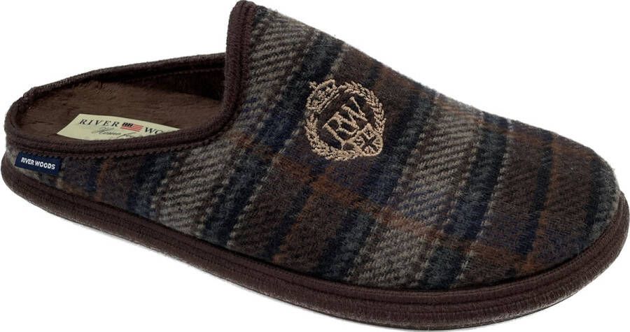River Woods OLAV 657 Pantoffel bruin Schoenen
