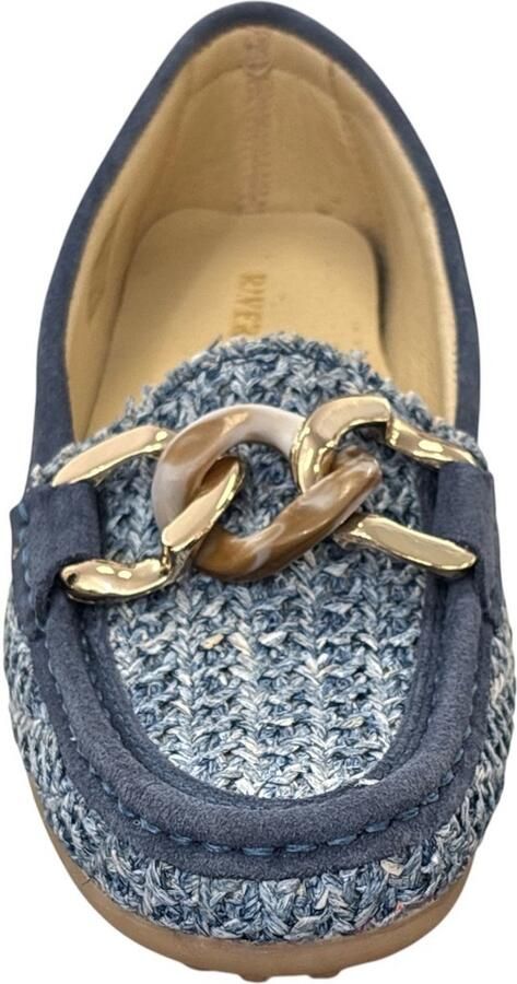 River Woods Mocassin Jeansblauw