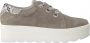 Roberto D'angelo Dames Lage Sneakers 605 Taupe - Thumbnail 1