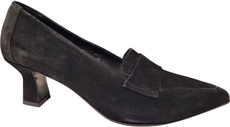 Roberto D'angelo Zwarte Suede Dames Pumps Zwart