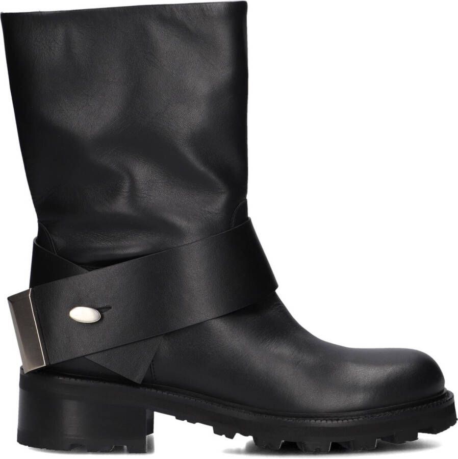 ROBERTO FESTA Biker Boots Dames Emelin Maat: 40 Materiaal: Leer Kleur: Zwart