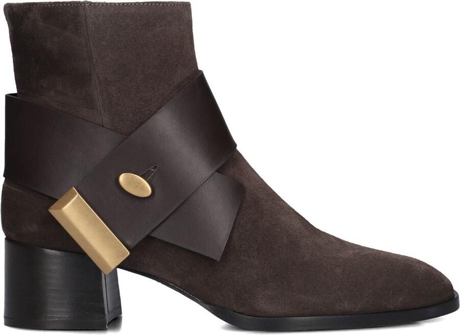 ROBERTO FESTA Enkellaarsjes Dames Kiva Maat: 37 Materiaal: Suède Kleur: Bruin