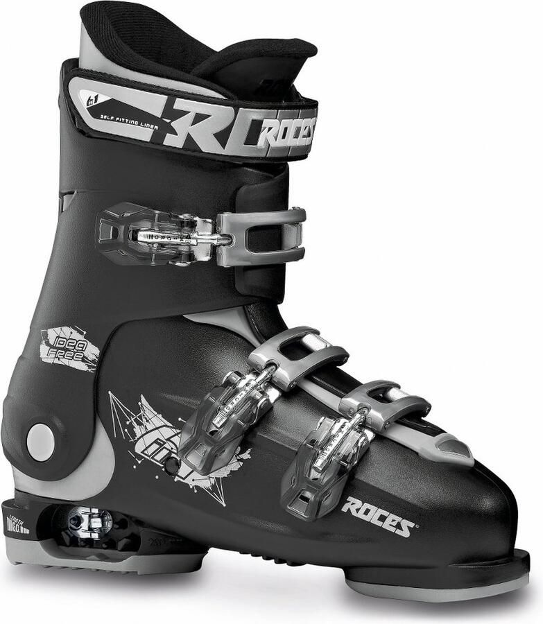 Roces Idea Free Skischoenen 22.5-25.5 (36-40) Zwart Zilver
